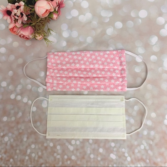 *SOLD OUT*Cotton fabric filter pocket face mask - Picture 6 of 8